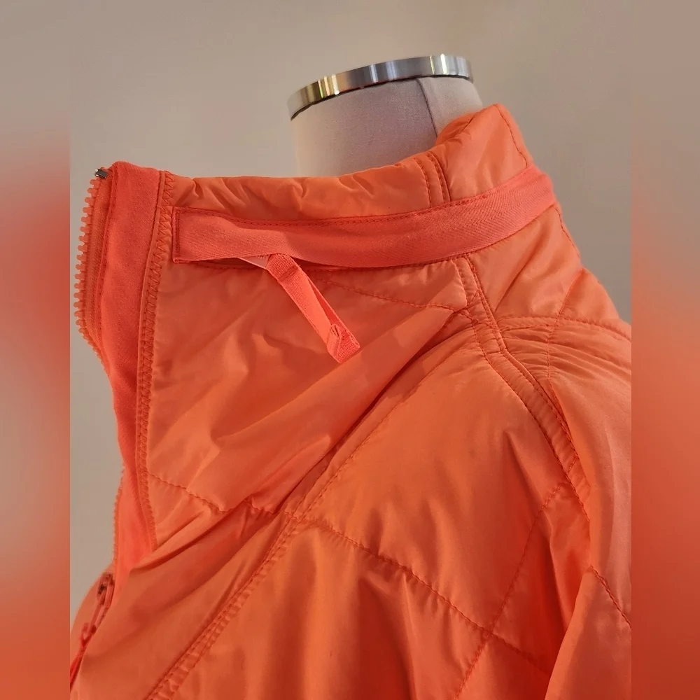 NWT || FREE PEOPLE MOVEMENT || x Primaloft Riley, pink/orange, pull over, sz S